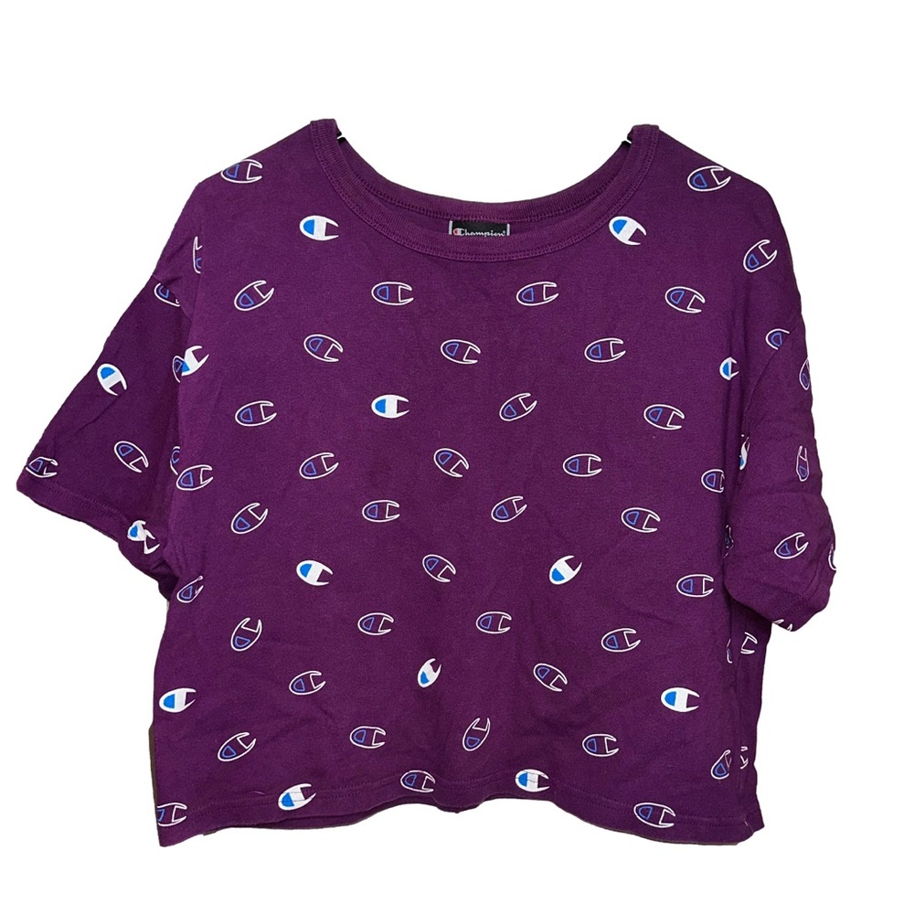 Champion Purple Logo T-Shirt